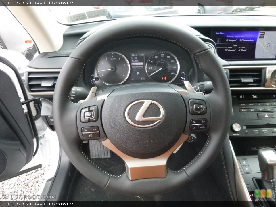 Flaxen Interior Steering Wheel for the 2017 Lexus IS 300 AWD #118138923