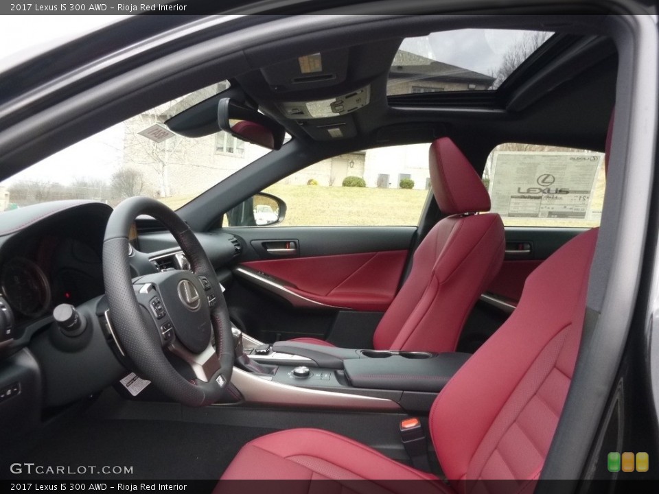 Rioja Red Interior Photo for the 2017 Lexus IS 300 AWD #118139847