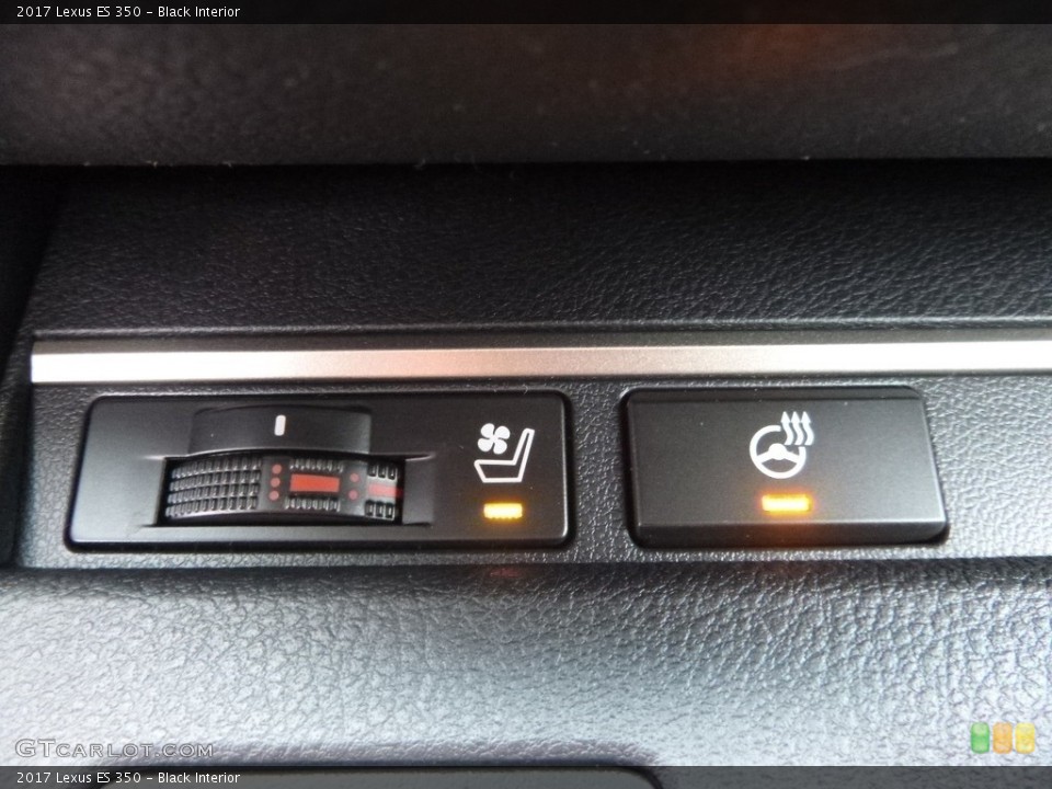 Black Interior Controls for the 2017 Lexus ES 350 #118142856