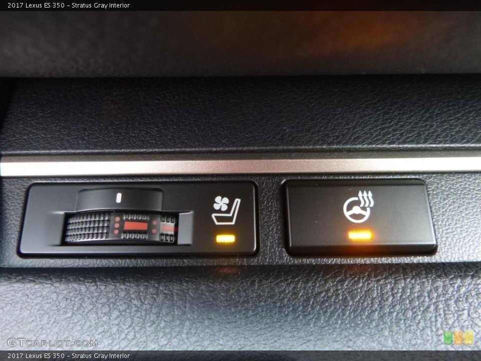 Stratus Gray Interior Controls for the 2017 Lexus ES 350 #118145544