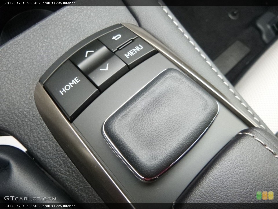 Stratus Gray Interior Controls for the 2017 Lexus ES 350 #118145568