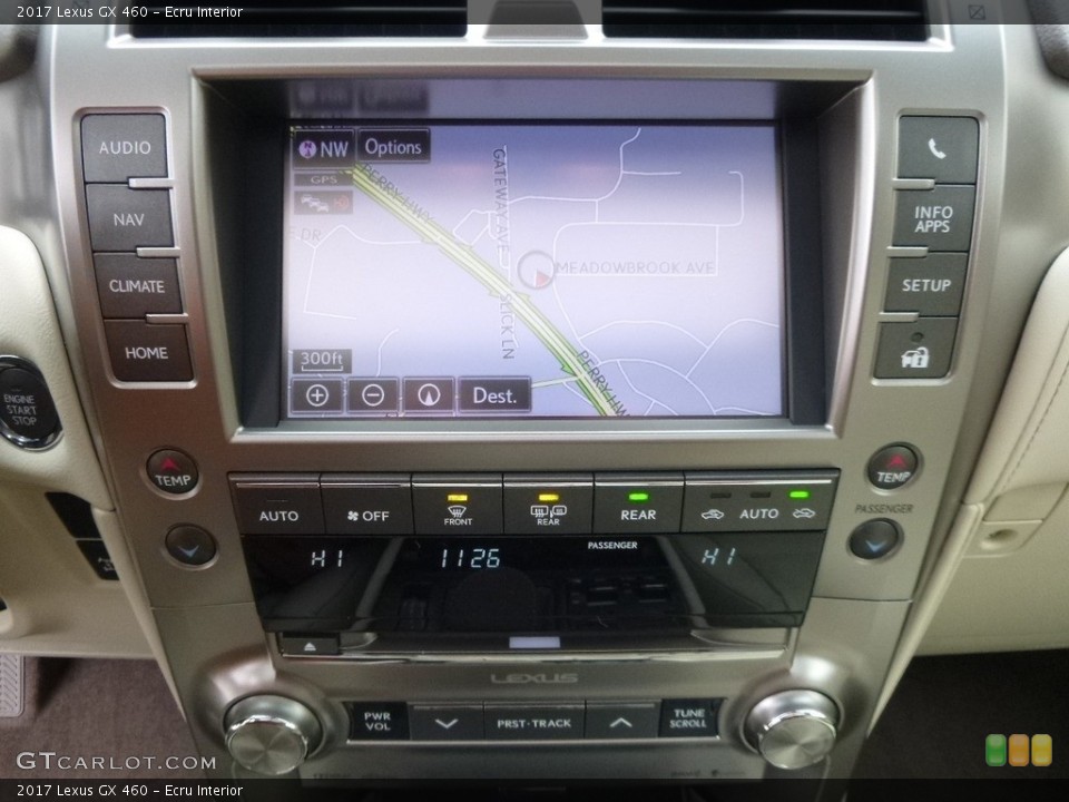 Ecru Interior Navigation for the 2017 Lexus GX 460 #118145928