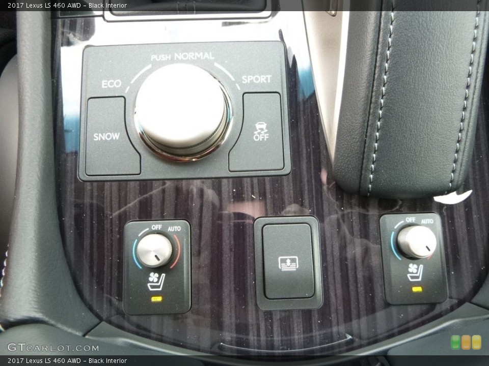 Black Interior Controls for the 2017 Lexus LS 460 AWD #118147041