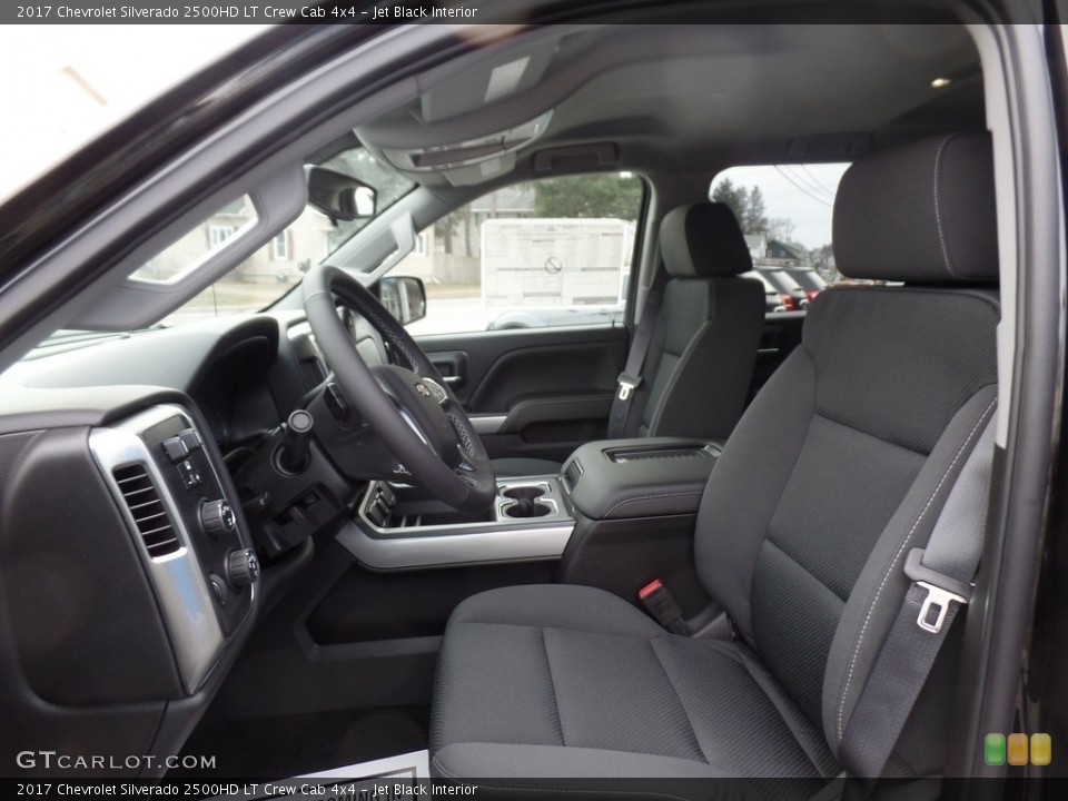 Jet Black Interior Photo for the 2017 Chevrolet Silverado 2500HD LT Crew Cab 4x4 #118155495