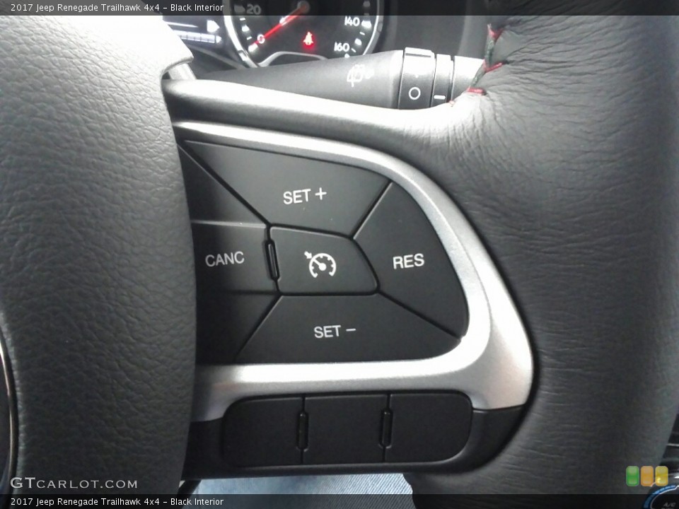 Black Interior Controls for the 2017 Jeep Renegade Trailhawk 4x4 #118156125