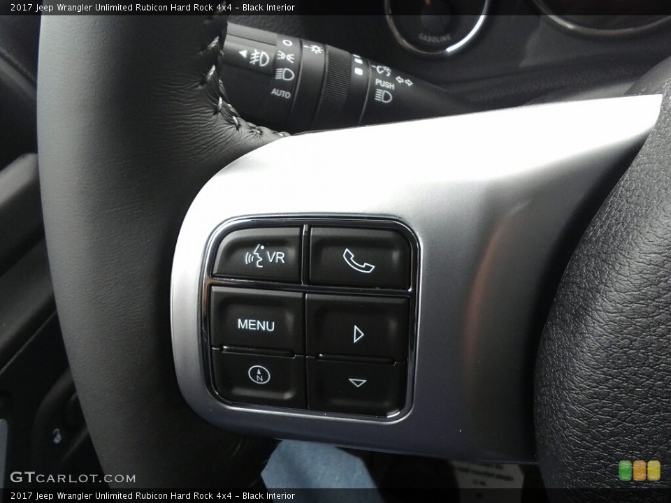 Black Interior Controls for the 2017 Jeep Wrangler Unlimited Rubicon Hard Rock 4x4 #118156203