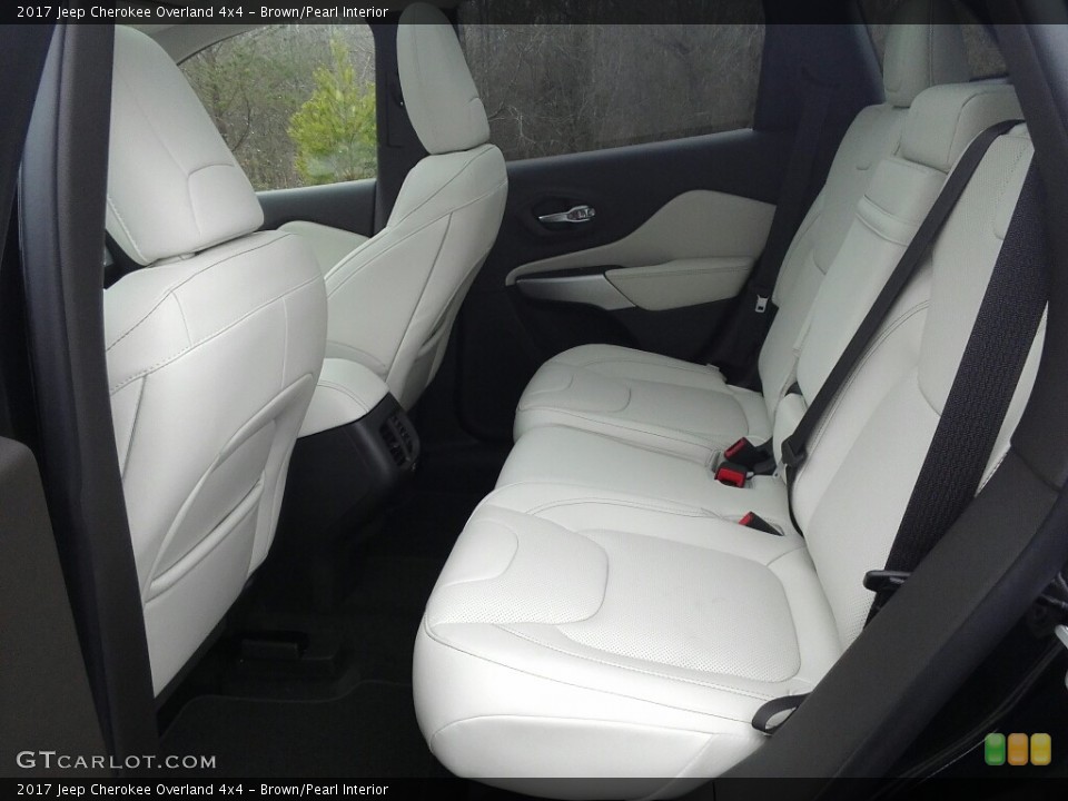 Brown/Pearl Interior Rear Seat for the 2017 Jeep Cherokee Overland 4x4 #118156263