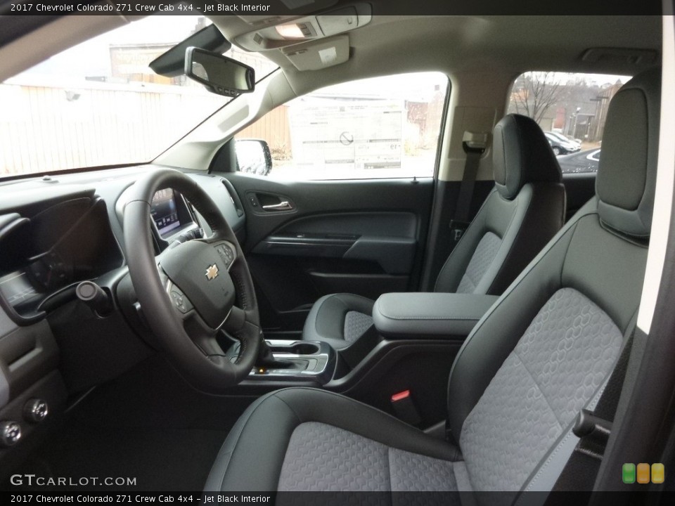 Jet Black Interior Photo for the 2017 Chevrolet Colorado Z71 Crew Cab 4x4 #118157793