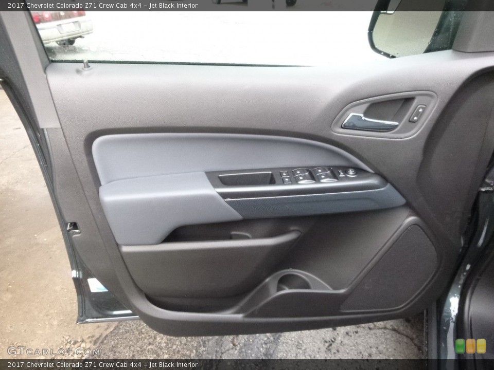 Jet Black Interior Door Panel for the 2017 Chevrolet Colorado Z71 Crew Cab 4x4 #118157871