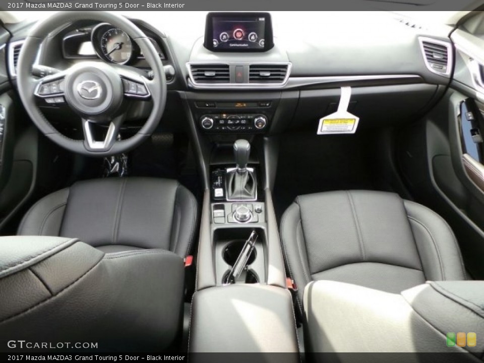Black Interior Dashboard for the 2017 Mazda MAZDA3 Grand Touring 5 Door #118158012
