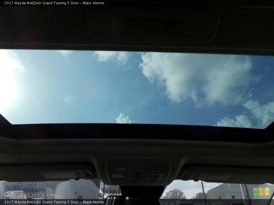 Black Interior Sunroof for the 2017 Mazda MAZDA3 Grand Touring 5 Door #118158033