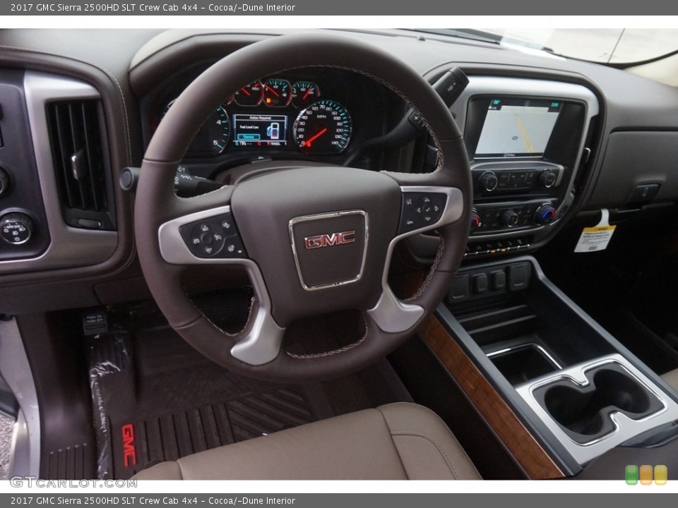 Cocoa/­Dune Interior Dashboard for the 2017 GMC Sierra 2500HD SLT Crew Cab 4x4 #118161381