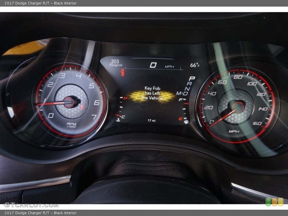 Black Interior Gauges for the 2017 Dodge Charger R/T #118162275
