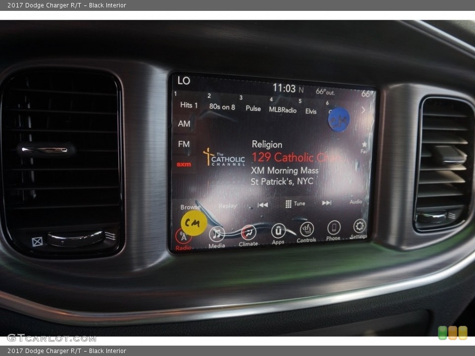 Black Interior Controls for the 2017 Dodge Charger R/T #118162293