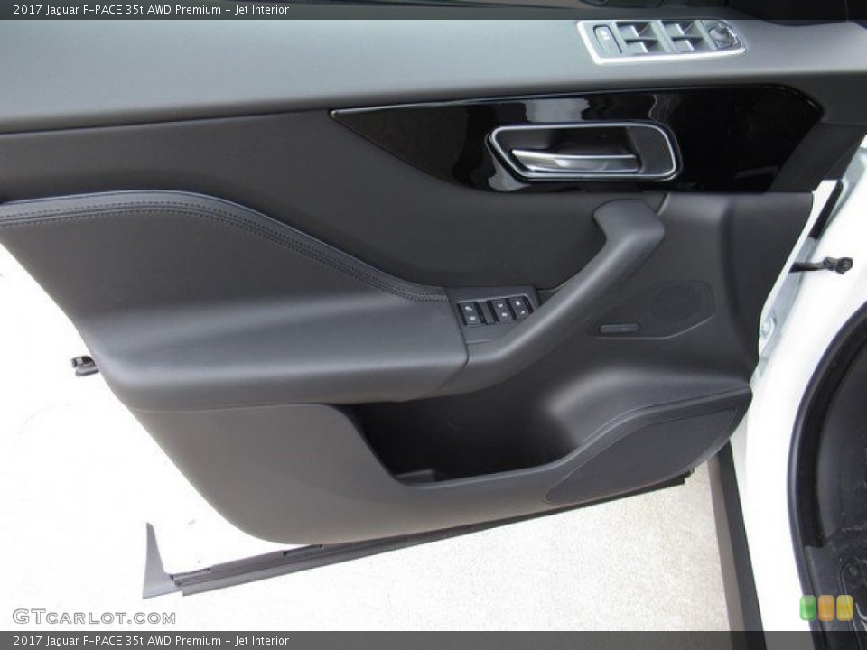 Jet Interior Door Panel for the 2017 Jaguar F-PACE 35t AWD Premium #118163198