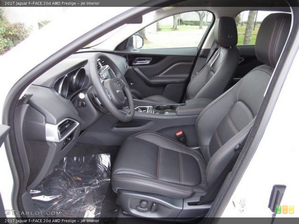 Jet Interior Photo for the 2017 Jaguar F-PACE 20d AWD Prestige #118163810