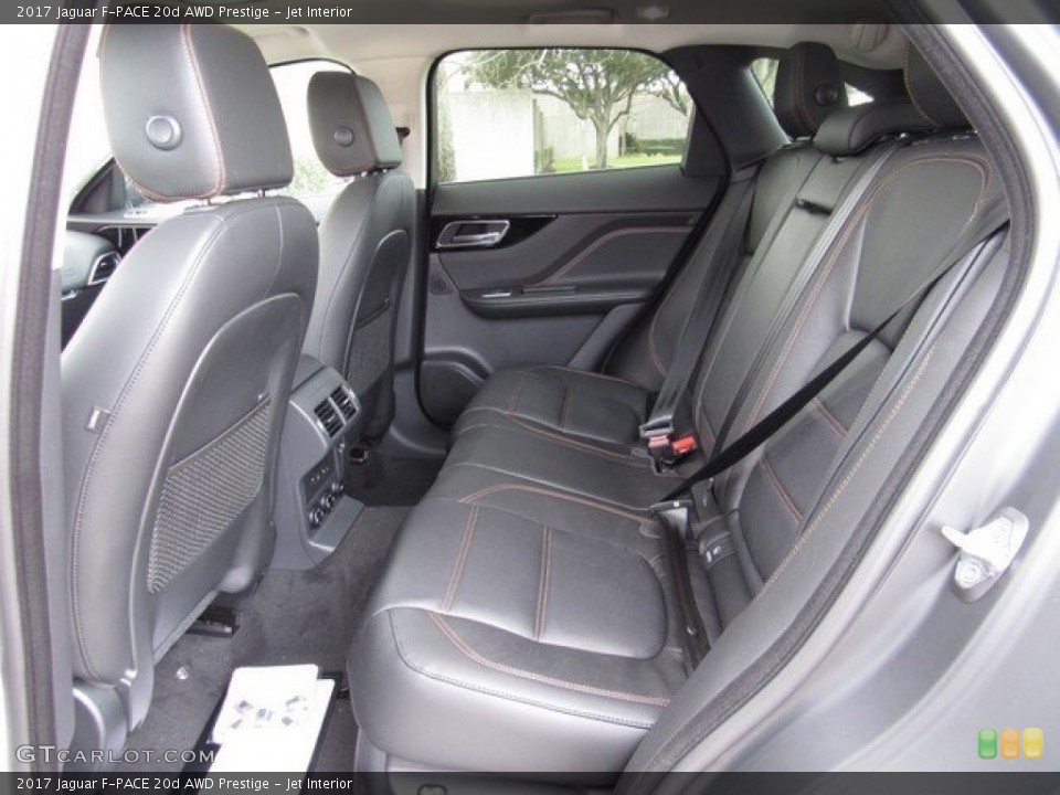 Jet Interior Rear Seat for the 2017 Jaguar F-PACE 20d AWD Prestige #118163856