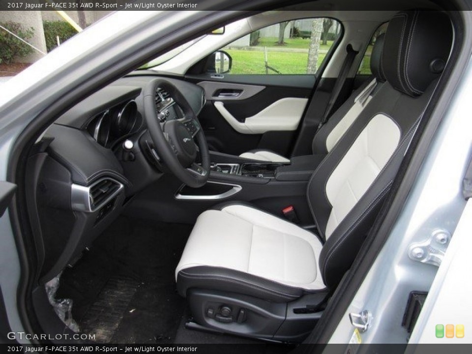 Jet w/Light Oyster Interior Photo for the 2017 Jaguar F-PACE 35t AWD R-Sport #118165179