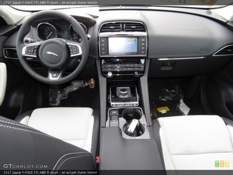 Jet w/Light Oyster Interior Dashboard for the 2017 Jaguar F-PACE 35t AWD R-Sport #118165197