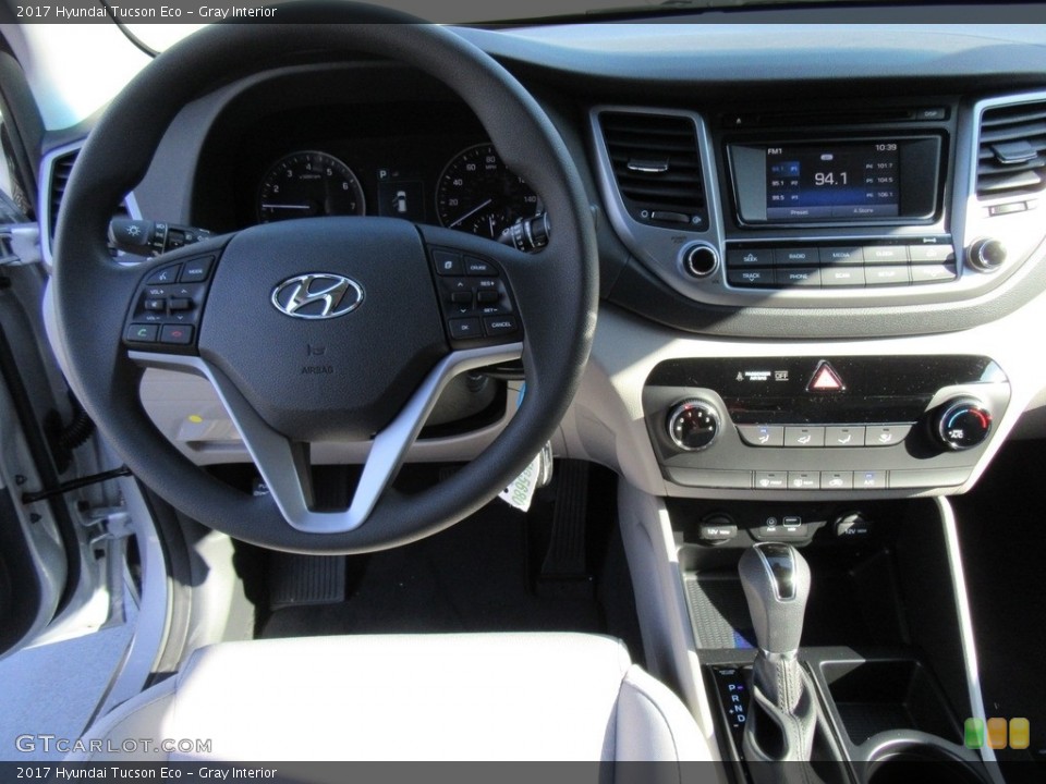 Gray Interior Dashboard for the 2017 Hyundai Tucson Eco #118169283