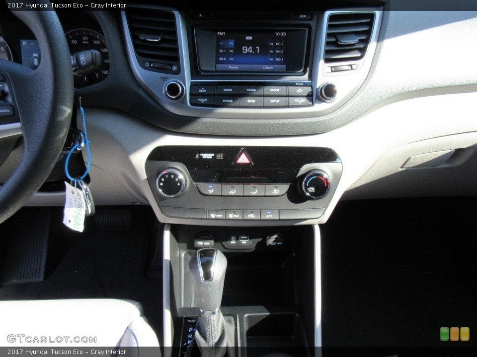 Gray Interior Controls for the 2017 Hyundai Tucson Eco #118169316