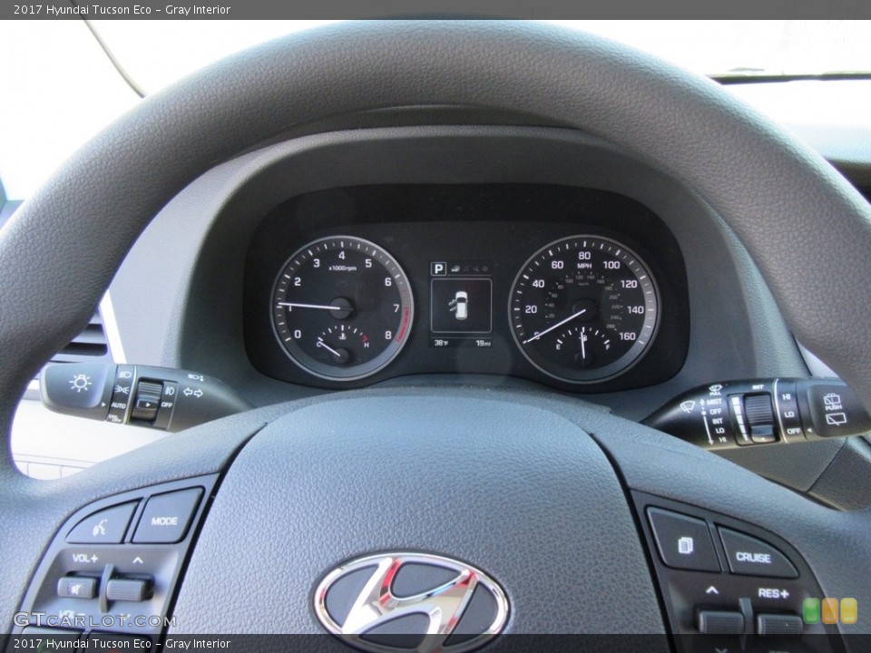 Gray Interior Gauges for the 2017 Hyundai Tucson Eco #118169472