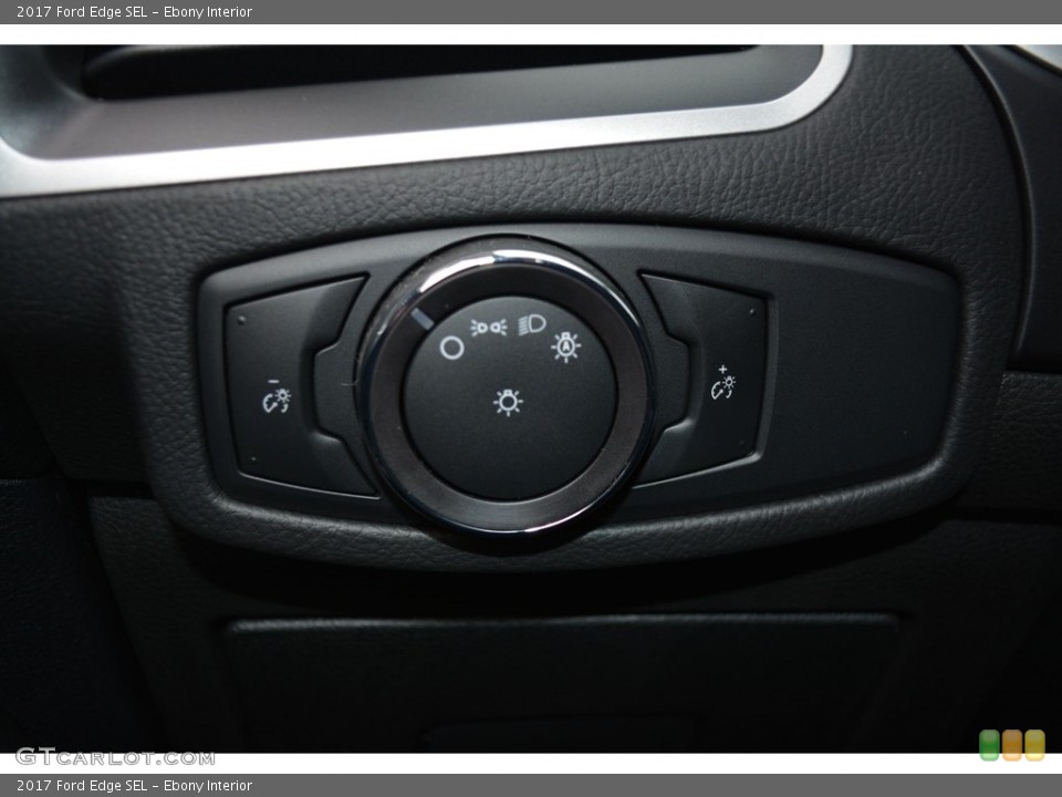 Ebony Interior Controls for the 2017 Ford Edge SEL #118169868