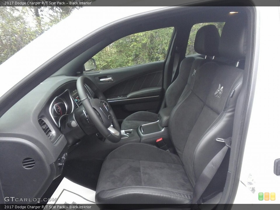 Black Interior Front Seat for the 2017 Dodge Charger R/T Scat Pack #118173795