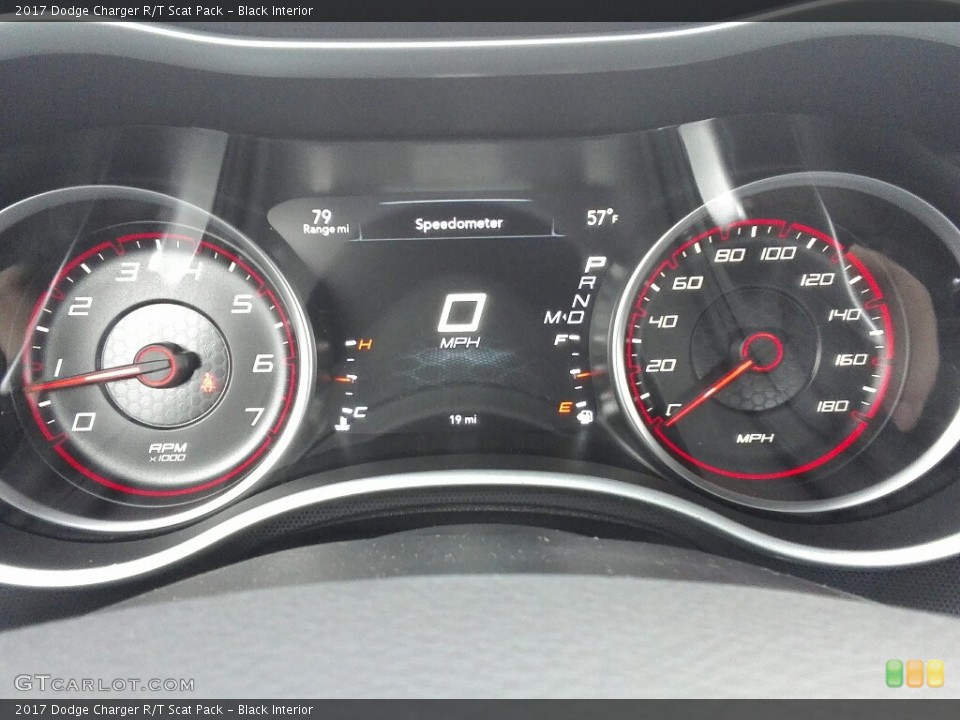 Black Interior Gauges for the 2017 Dodge Charger R/T Scat Pack #118173948