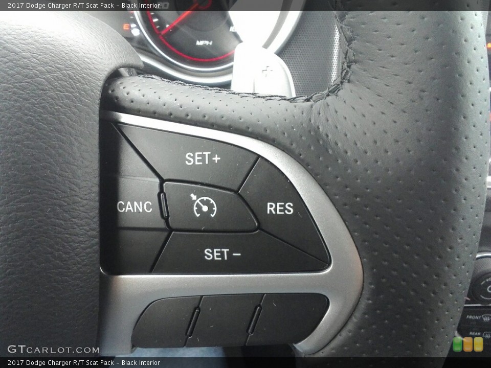 Black Interior Controls for the 2017 Dodge Charger R/T Scat Pack #118174002
