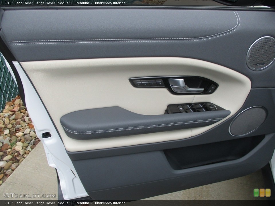 Lunar/Ivory Interior Door Panel for the 2017 Land Rover Range Rover Evoque SE Premium #118179947