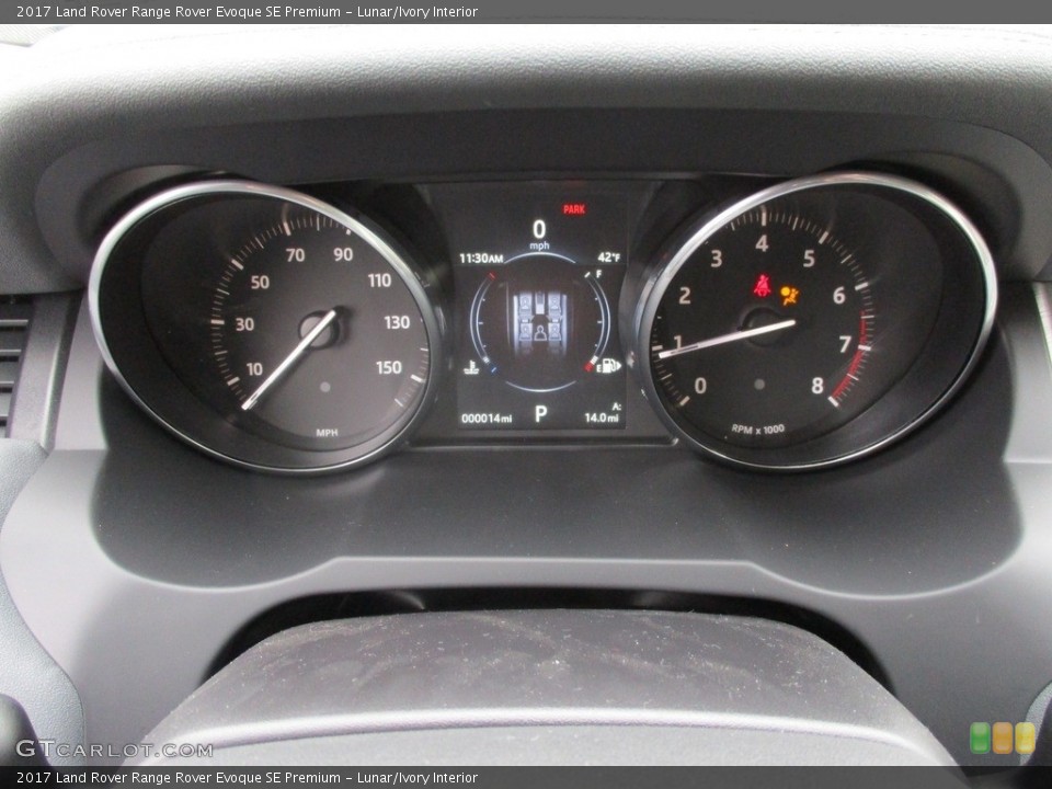 Lunar/Ivory Interior Gauges for the 2017 Land Rover Range Rover Evoque SE Premium #118180196