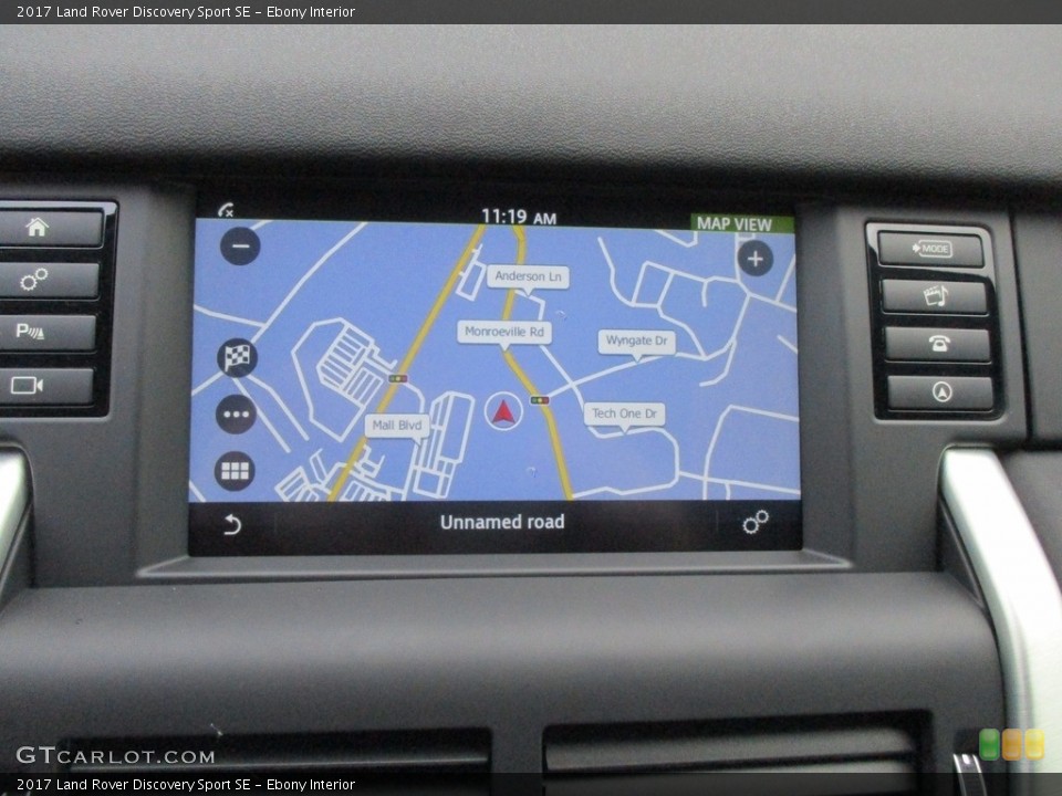 Ebony Interior Navigation for the 2017 Land Rover Discovery Sport SE #118180586