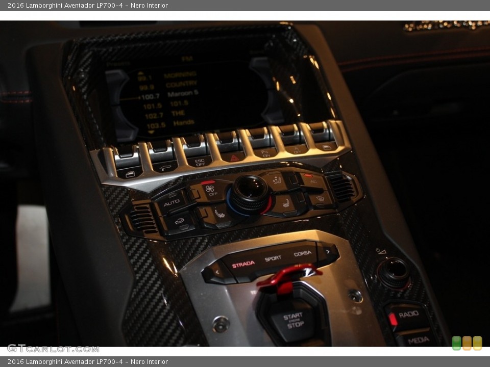 Nero Interior Controls for the 2016 Lamborghini Aventador LP700-4 #118183208