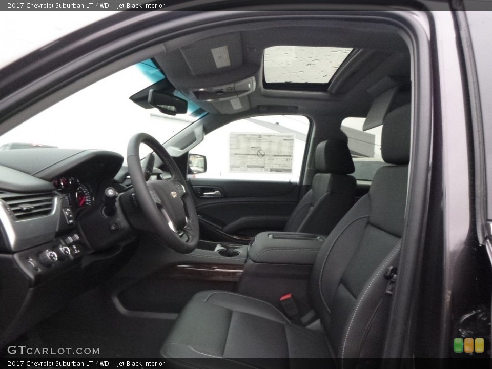 Jet Black 2017 Chevrolet Suburban Interiors