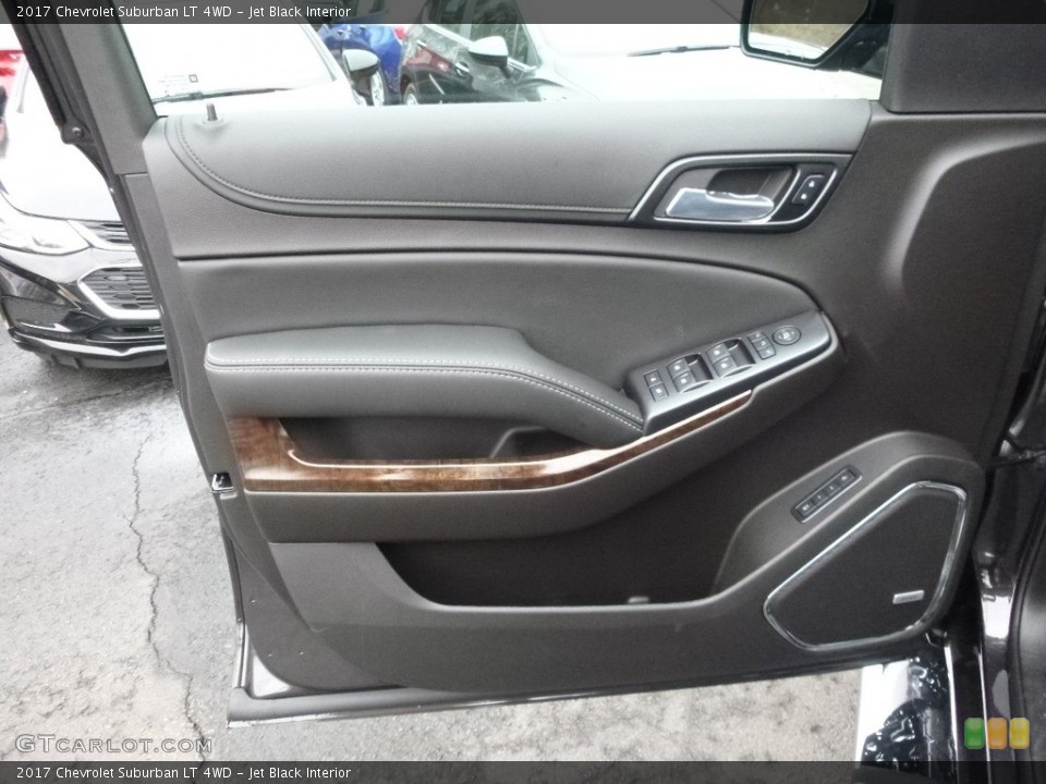 Jet Black Interior Door Panel for the 2017 Chevrolet Suburban LT 4WD #118187510