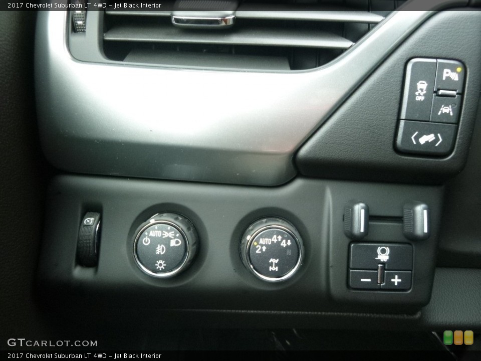 Jet Black Interior Controls for the 2017 Chevrolet Suburban LT 4WD #118187645
