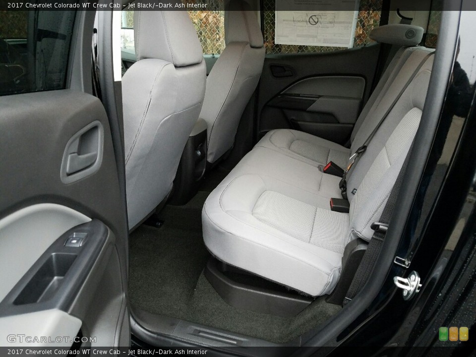 Jet Black/­Dark Ash Interior Rear Seat for the 2017 Chevrolet Colorado WT Crew Cab #118188332