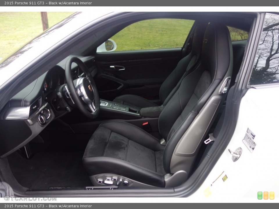 Black w/Alcantara Interior Front Seat for the 2015 Porsche 911 GT3 #118188701