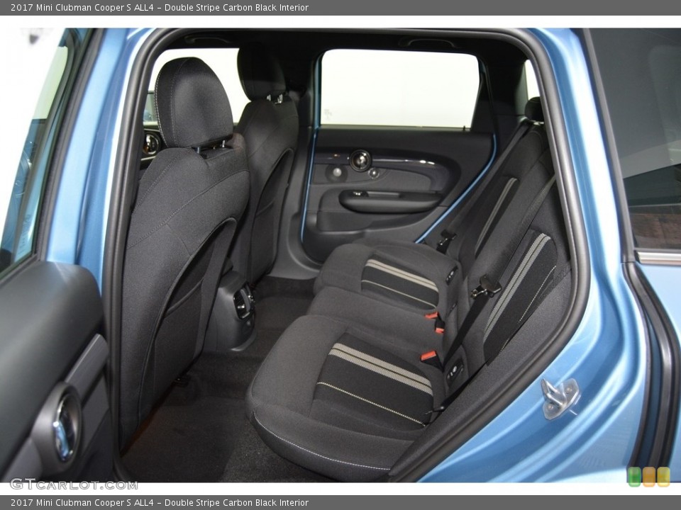Double Stripe Carbon Black Interior Rear Seat for the 2017 Mini Clubman Cooper S ALL4 #118189727