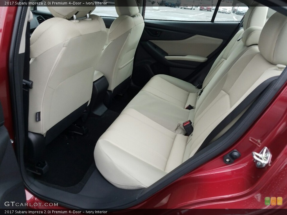 Ivory Interior Rear Seat for the 2017 Subaru Impreza 2.0i Premium 4-Door #118196060