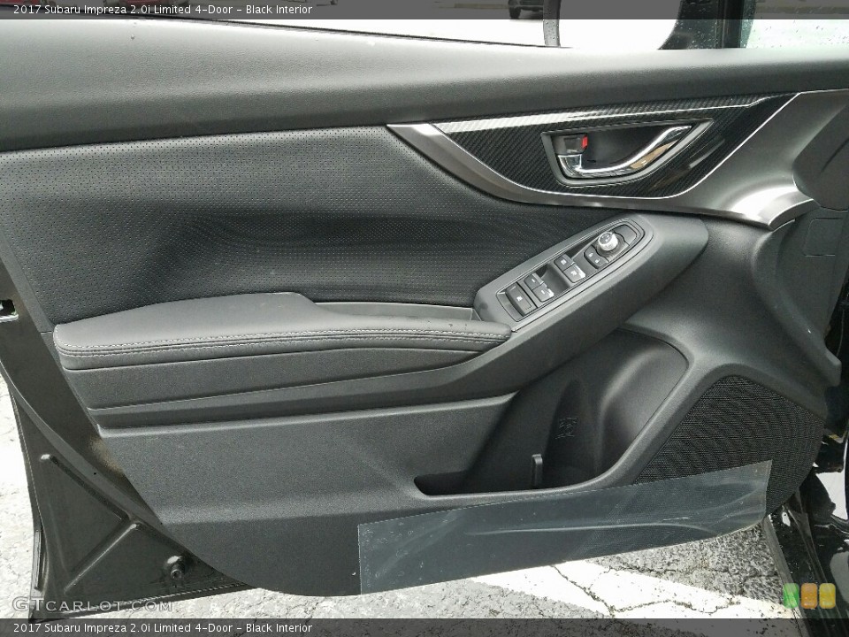 Black Interior Door Panel for the 2017 Subaru Impreza 2.0i Limited 4-Door #118196585