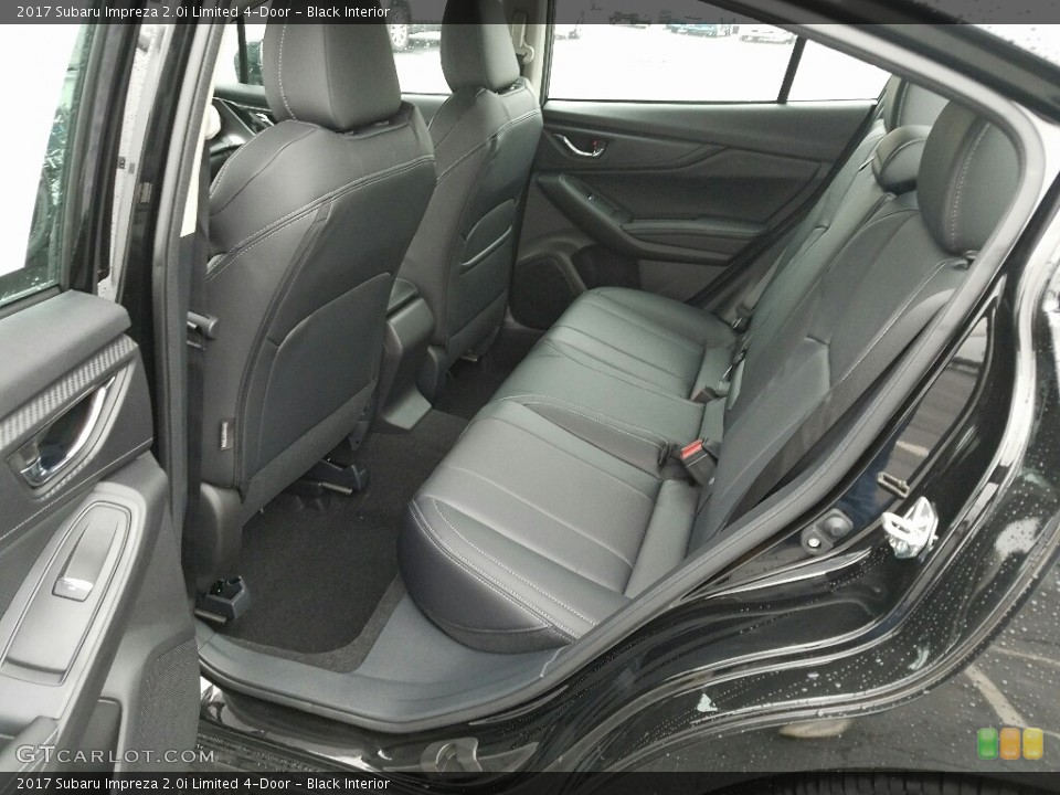 Black Interior Rear Seat for the 2017 Subaru Impreza 2.0i Limited 4-Door #118196651