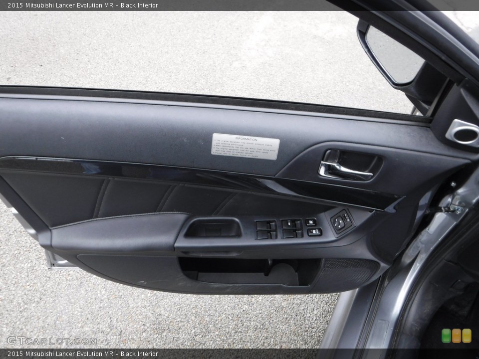 Black Interior Door Panel for the 2015 Mitsubishi Lancer Evolution MR #118196744