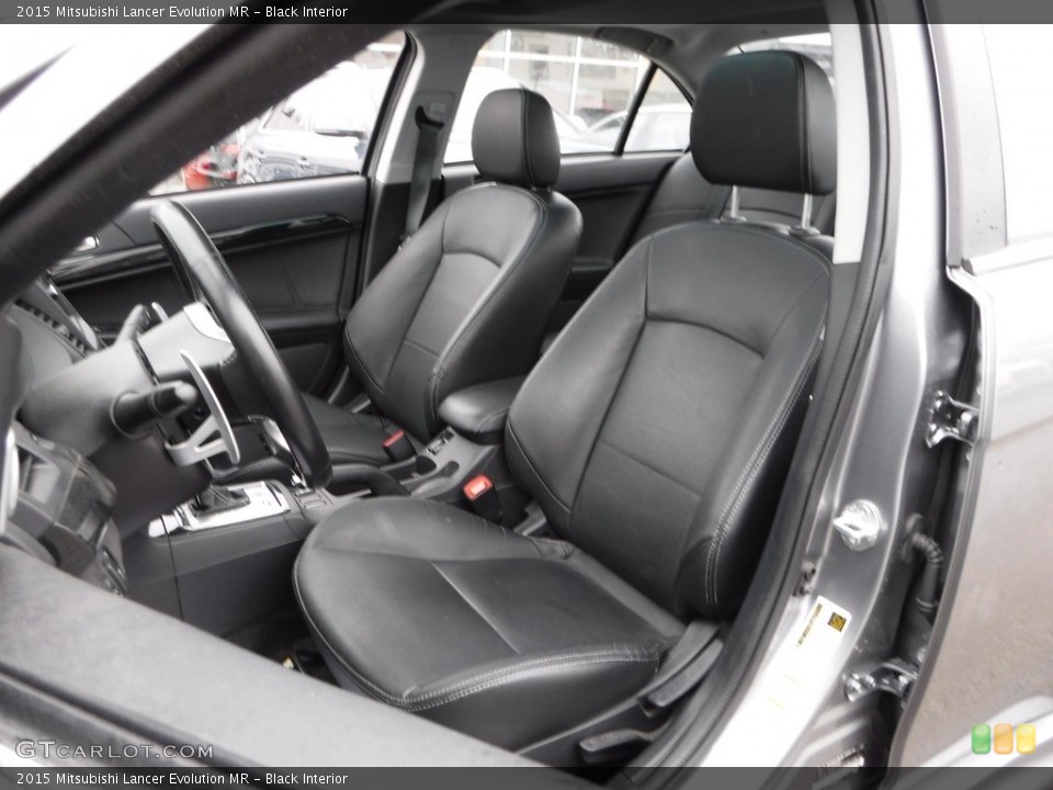 Black Interior Front Seat for the 2015 Mitsubishi Lancer Evolution MR #118196783