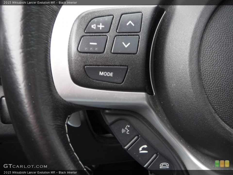 Black Interior Controls for the 2015 Mitsubishi Lancer Evolution MR #118196990
