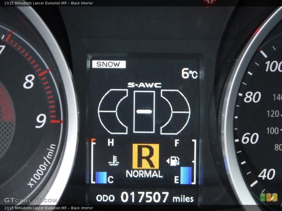 Black Interior Gauges for the 2015 Mitsubishi Lancer Evolution MR #118197248