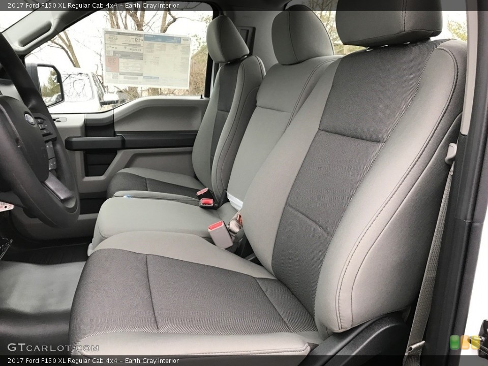 Earth Gray Interior Front Seat for the 2017 Ford F150 XL Regular Cab 4x4 #118197575