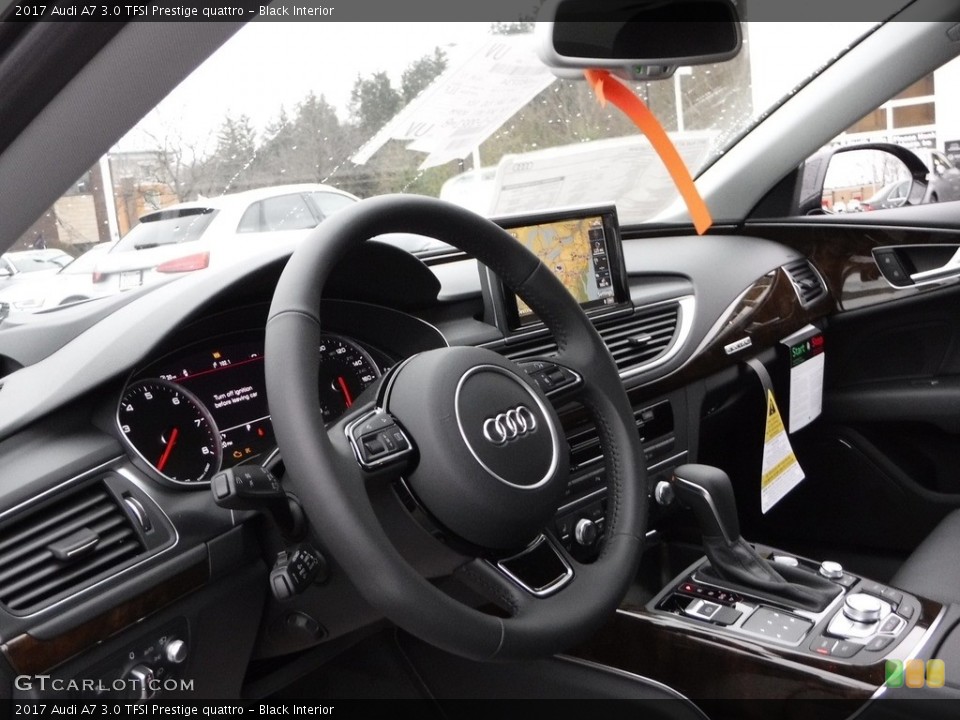 Black Interior Dashboard for the 2017 Audi A7 3.0 TFSI Prestige quattro #118197617