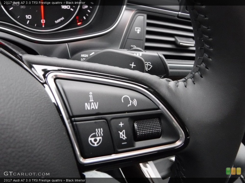 Black Interior Controls for the 2017 Audi A7 3.0 TFSI Prestige quattro #118197848